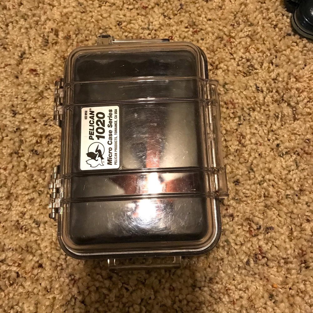 Pelican 1020 waterproof case.